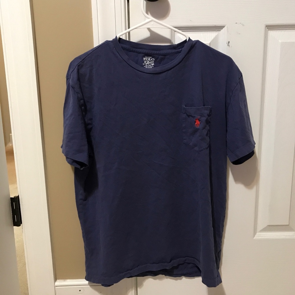 Navy Polo T Shirt
